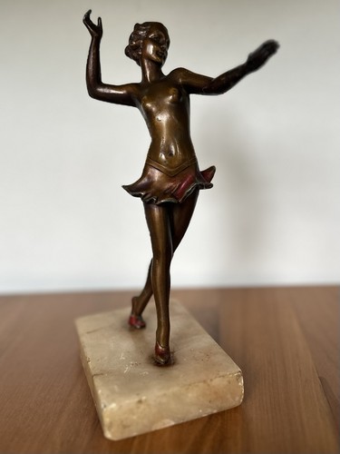 Vintage art deco spelter - vintage,
