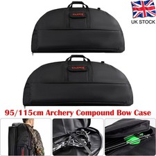 95/115cm Compound Bow Bag Shoulder Carry Case Holder Adjustable Archery Hunting