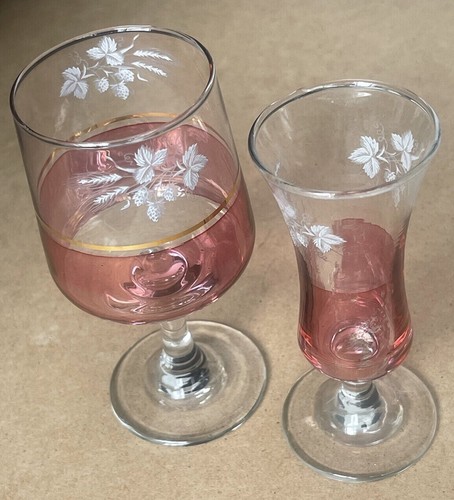 Exquisite etched cranberry - exquisite,