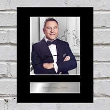 David Walliams Signed Mounted