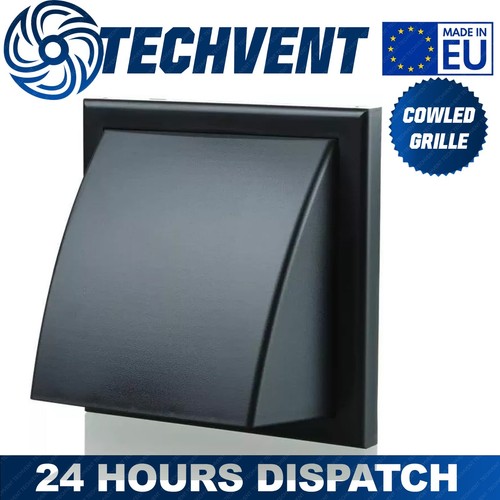 150mm black external - black,
