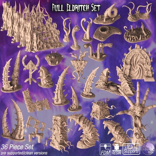 Eldritch terrain set - –, 3d