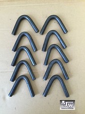 10 x Small 12mm Weld On Rope Hooks Tie Self Colour Steel Trailers Trucks Tippers