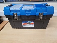 DRAPER Large Tool Box with Tote Tray, 564mm Stock No: 53887-SEE DESCRIPTION