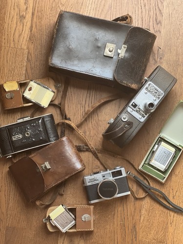 Vintage camera bundle olympus - vintage,