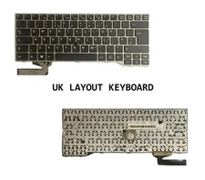 New FUJITSU LIFEBOOK U745 E546 E547 E544 E736 Keyboard UK Layout With Trackpoint