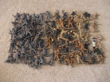 86 AIRFIX TOY SOLDIERS 1.32 SCALE AFRICA KORPS ,RUSSIAN, JAP INFANTRY AMERICAN