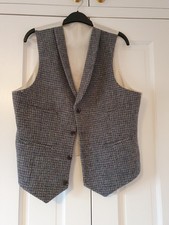 Harris Tweed waistcoat by Asos