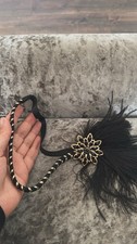 1920s Flapper Headband Feather