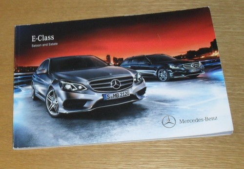 Mercedes class brochure 2013 - mercedes, e