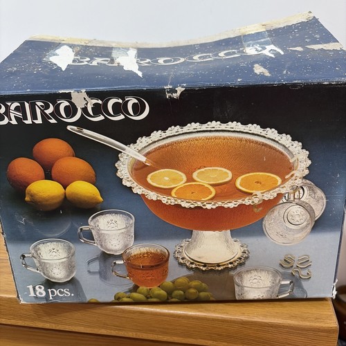Barocco punch bowl set - punch, with