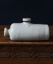 Vintage stoneware bed warmer - vintage,