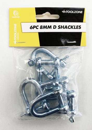Shackles 6pc 8mm - 6pc, internal