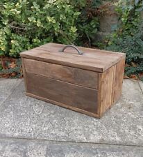 Handmade Reclaimed Wood Rustic & Chic Wooden Kitchen Bread Bin Box