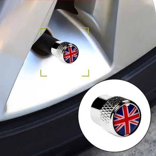 4pcs flag logo - flag, tire