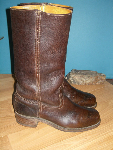 Brown frye campus boots wms - frye,