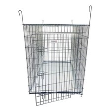 CLEARANCE DEAL Silver Coated Finish Giant Chip Free Dog Cage  - SW100014