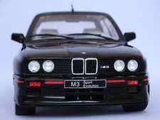 SOLIDO BMW M3 E30 SPORT EVO 1990 BLACK S1801501 BNIB 1:18
