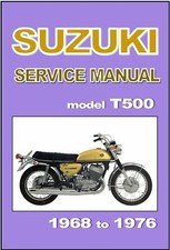 SUZUKI Workshop Manual T500