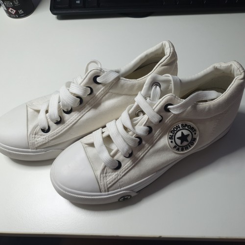 Rock candy white leather - &,