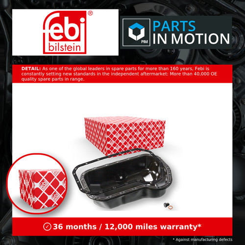 Sump pan 02004 febi oil - sump, wet