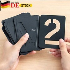 Stencils 42Pcs Plastic Reusable Templates Numbers Letters Symbols Large 4X3in