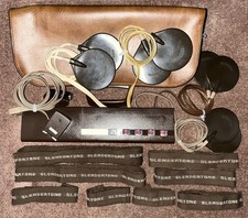 60's Vintage SLENDERTONE Portable Exercise Machine loop  Carry Case. Free post.