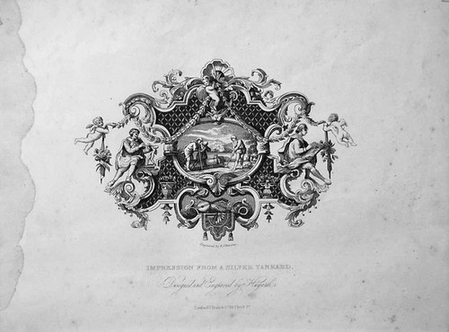 Old antique print 0857 c1833 - print,