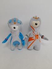 London 2012 Olympics Wenlock and Mandeville Plush Toys 12"