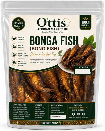 Premium smoked bonga fish - smoked,