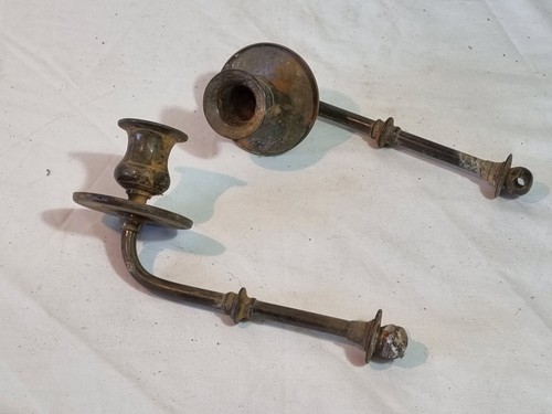 Pair antique inch - 6, brass