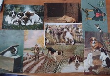 8 X Dog Postcards, Art