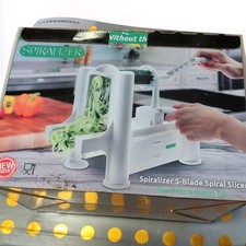 Spiralizer 5 blade vegetable and fruit cutting / slicing machine