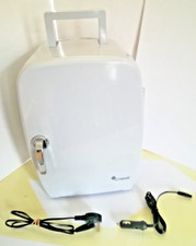 Cristal 14 Ltr Retro Portable Grey Mini Fridge MNBX14 For Cars, Caravans & Home