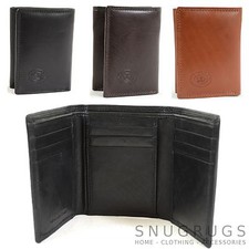 Men's Soft Leather Tri-Fold