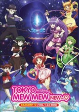 DVD Anime Tokyo Mew Mew New ~ Season 1+2 (1-24 End) English Subtitle, All Region