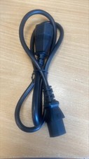 IEC320 10A 250V C14 Plug to IEC C13 Socket Extention Lead - 1M