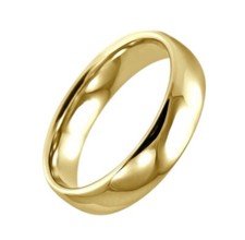 6MM Yellow Gold Wedding Ring