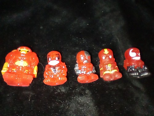 Red marvel ooshies set - red,