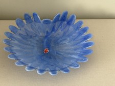 Large Blue Murano Italian Art