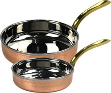 Copper Frying Pan Set 2 Pans