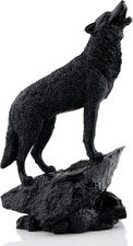 Wildlife Howling Wolf Statue
