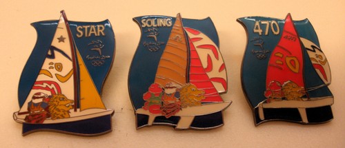 Olympic games sailing enamel - olympic,