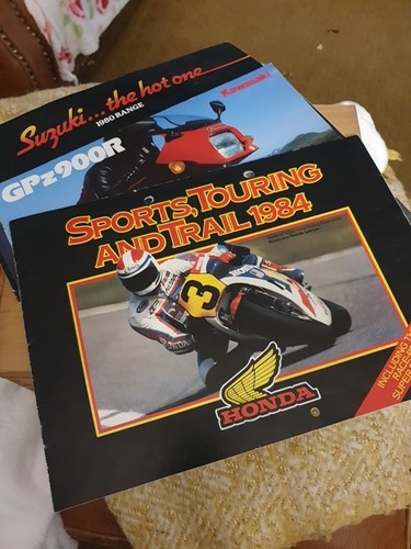 1980s motor cycle brochures - 1980s,