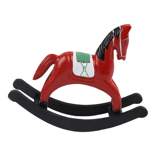 Wooden rocking horse figurine - rocking,