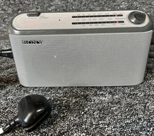 Sony ICF-703L FM/MW/LW 3 Band Radio In Grey. Tested & Working