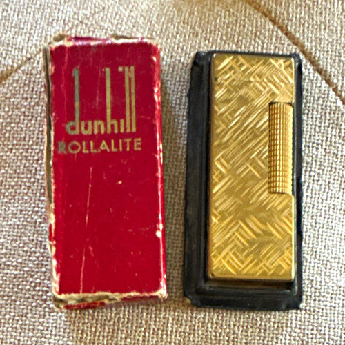 Vintage dunhill rollalite gold - vintage,