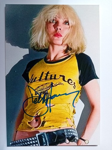 Debbie harry blondie signed - blondie, 6