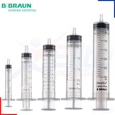 Braun Omnifix Sterile Syringe Luer Slip 2ml, 3ml, 5ml,10ml, 20ml, 50ml Syringes