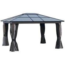 Hardtop gazebo canopy with - hardtop,